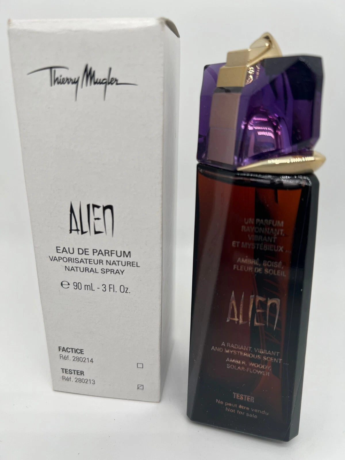 ALIEN by Thierry Mugler Eau de Parfum Spray Tester (Vintage) for Women 3.0 fl. oz. / 90 ml