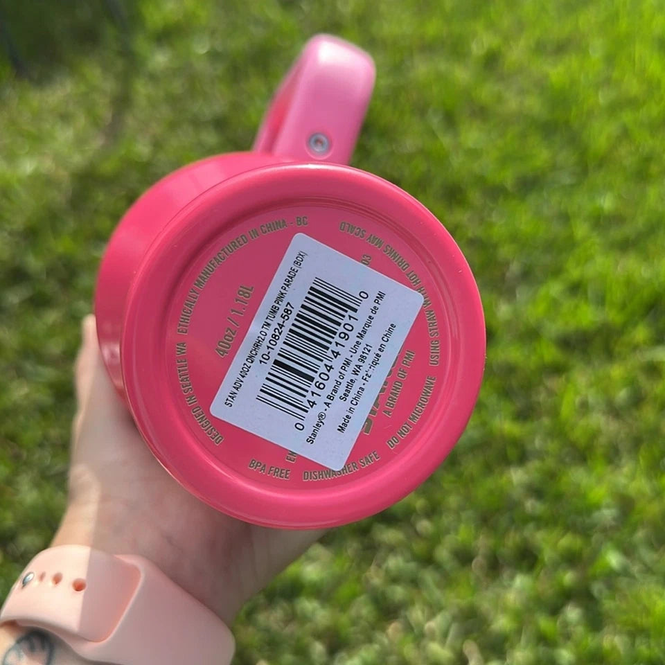 NIB Stanley 40oz Adventure Quencher 2.0 Tumbler – Pink Parade Insulated Stainless Steel Cup