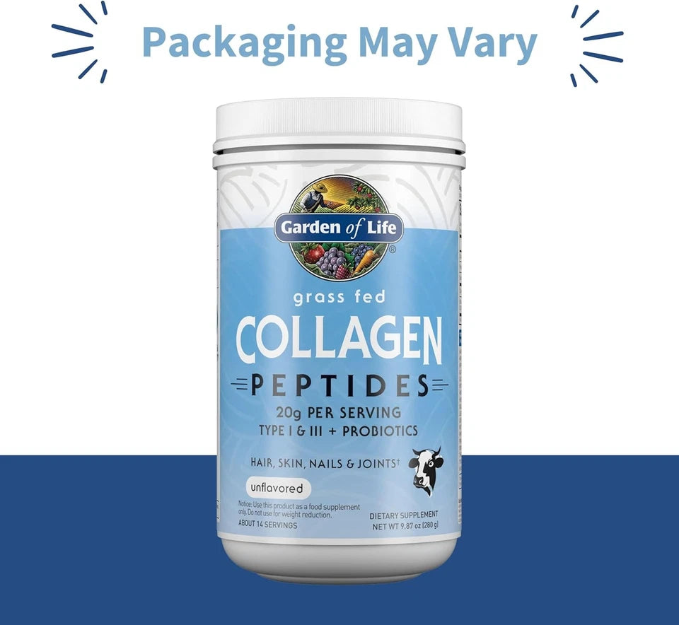 Keto-Friendly Hair, Skin, Nail & Joint Health Collagen Powder with Probiotics – Premium Collagen Peptides Supplement