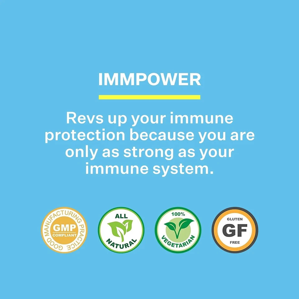 AHCC Immune System Support Herbal Supplement 500 mg – 30 Capsules – Mushroom Extract Wellness Formula