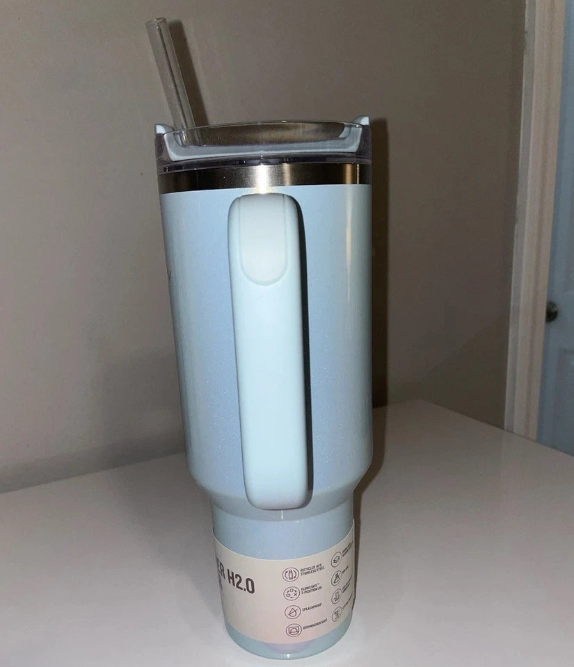 Stanley Quencher H2.0 FlowState Tumbler 40 oz Blueberry Milk 2.0 | Brand New With Tags | Insulated Stainless Steel Cup