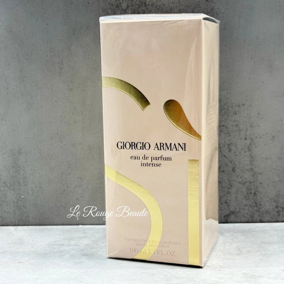 Giorgio Armani Sì Eau de Parfum Intense Refillable Spray for Women 3.4 fl oz (100ml) Sealed