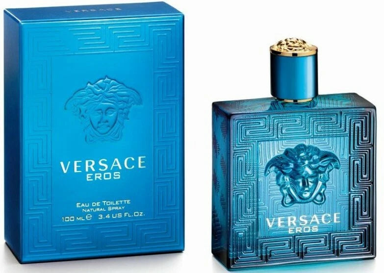 Versace Eros by Gianni Versace Eau de Toilette (EDT) Cologne for Men – 3.4 oz / 100 ml