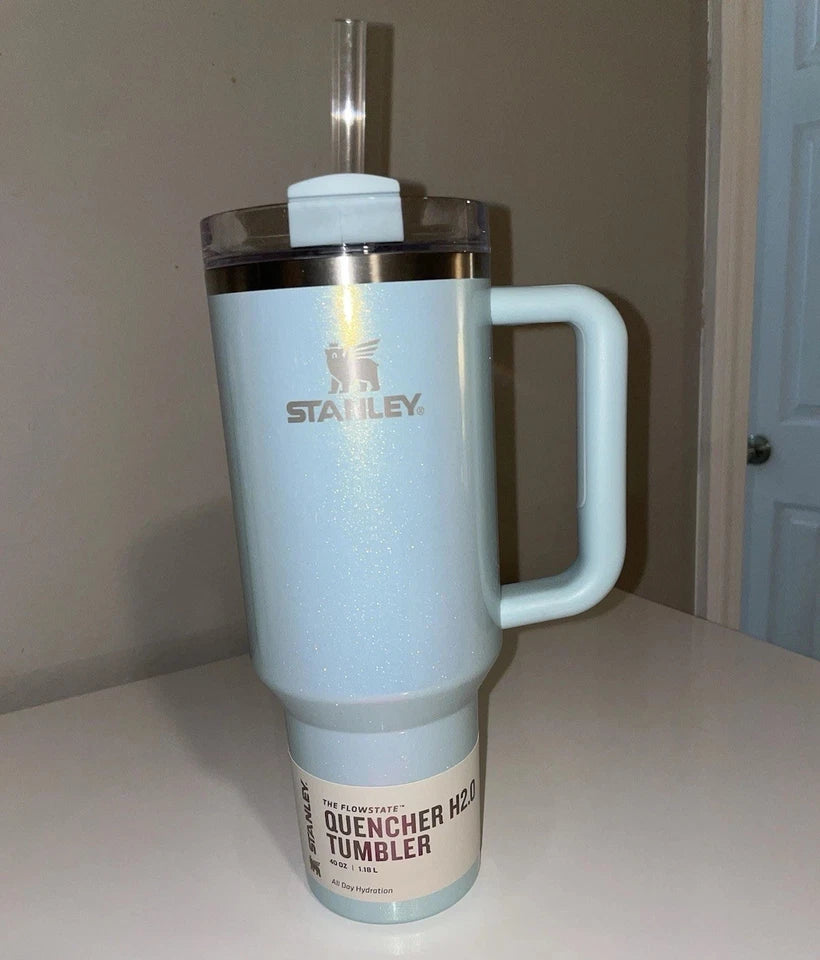Stanley Quencher H2.0 FlowState Tumbler 40 oz Blueberry Milk 2.0 | Brand New With Tags | Insulated Stainless Steel Cup